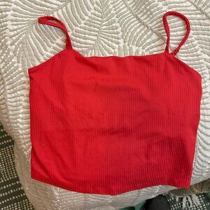 Girlfriend Collective Ribbed Crop Top